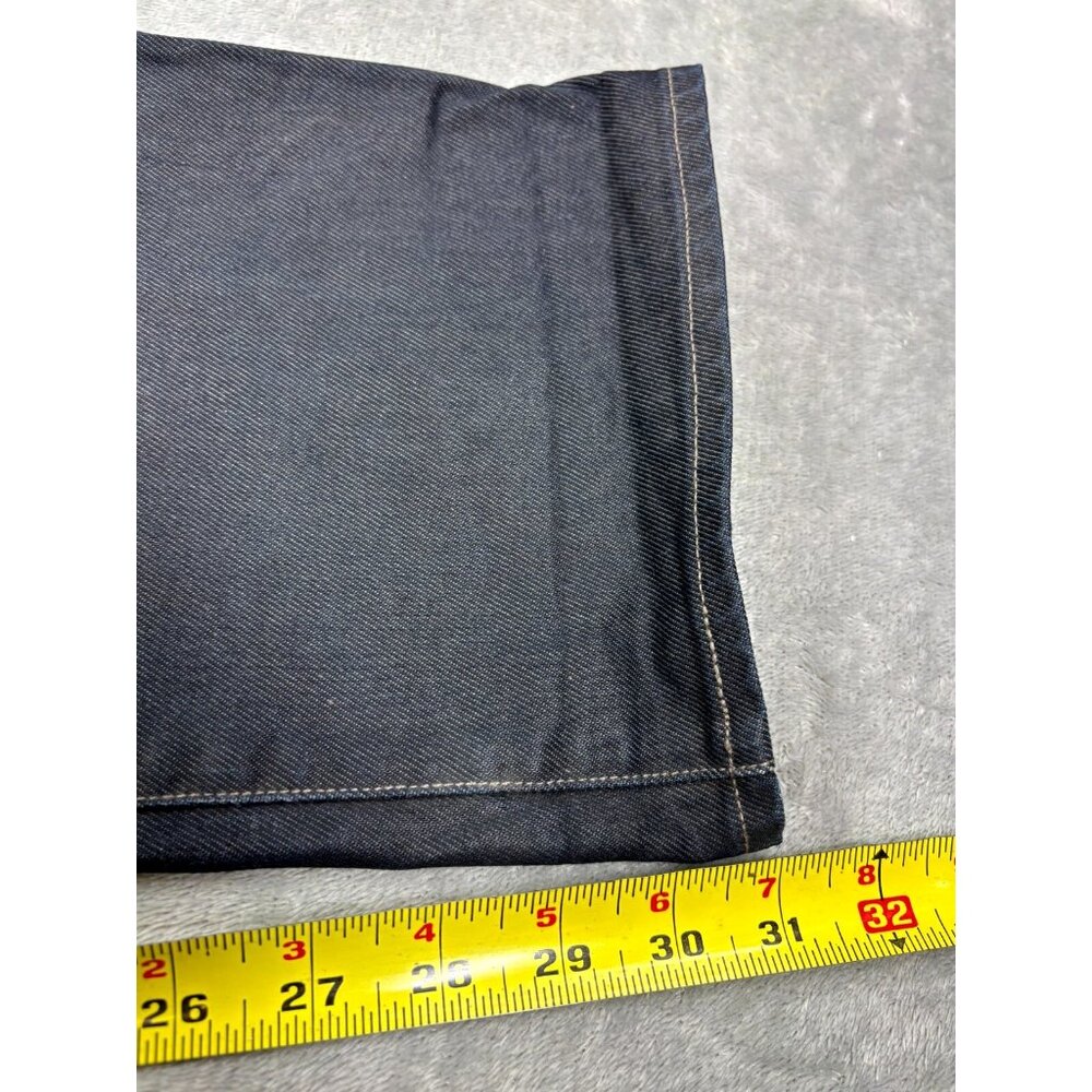 G-Star Raw Jeans Mens 40/32 Black Denim Dark Wash Straight Leg Classic Zip Fly - Picture 9 of 11